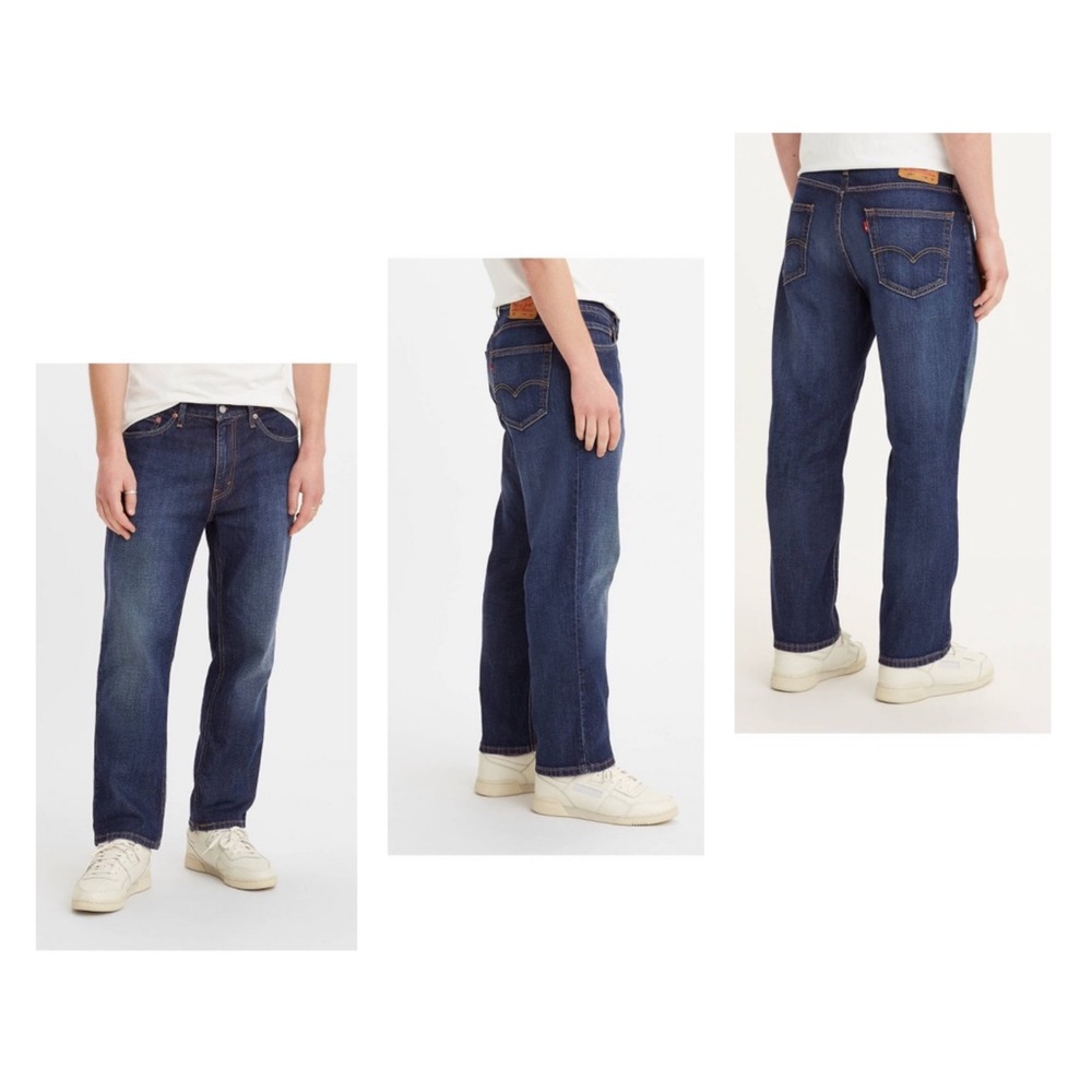 Levi’s 541 athletic fit taper 5 pocket jeans - dark blue denim - 32x32